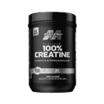 Envase de Creatina Platinum MuscleTech 400g con 100% creatina monohidratada micronizada en polvo, suplemento deportivo para fuerza y rendimiento.