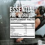 Información nutricional Pre entreno RAW CBUM sabor Blue Raspberry, 30 servicios.