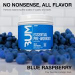 Envase de Pre entreno RAW CBUM sabor Blue Raspberry, 30 servicios.