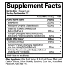 información nutricional del envase del suplemento Pre entreno HYDE OG de ProSupps en polvo, sabor Tropical cyclone, presentación de 30 servicios.