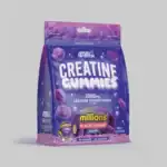 Gomitas de creatina Applied Nutrition sabor grosella negra, 3000 mg de creatina monohidratada por porción. Creatina Gummies