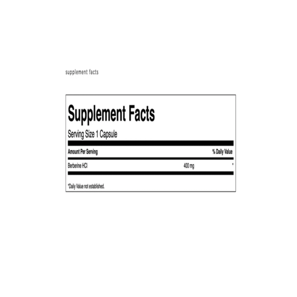 informacion nutriconal berberina swanson